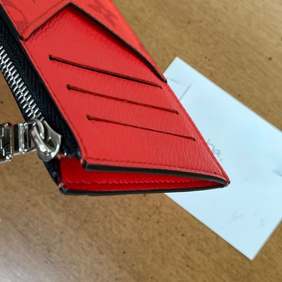 Louis Vuitton Coin Card Holder Taigarama Red - Picture 9 of 9
